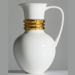 γ4MKγ$450 Katy Briscoe Large Pitcher 24K Gold Plated